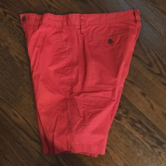 SONOMA Mens Muted Red Flat Front Chino Shorts Sz 34 - Picture 6 of 9
